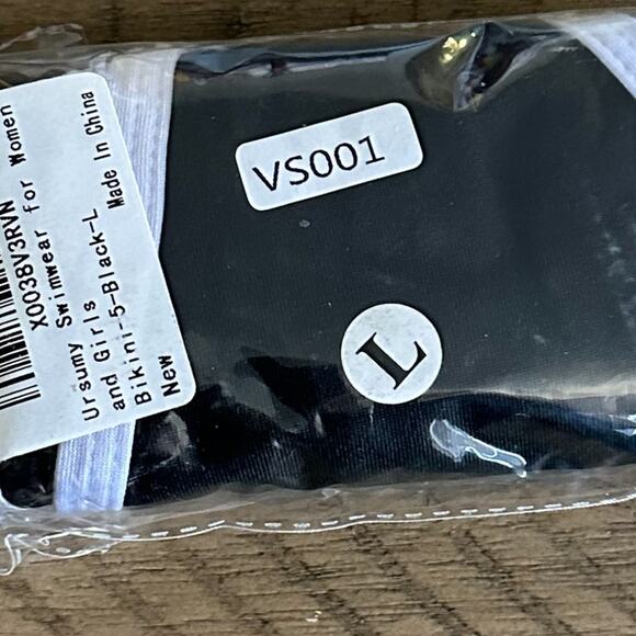 Sexy black and white Ursumy bathing suit NWT Size Large - Picture 2 of 6